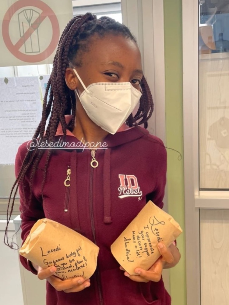 Sienna orders wrapped by hand with personal messages